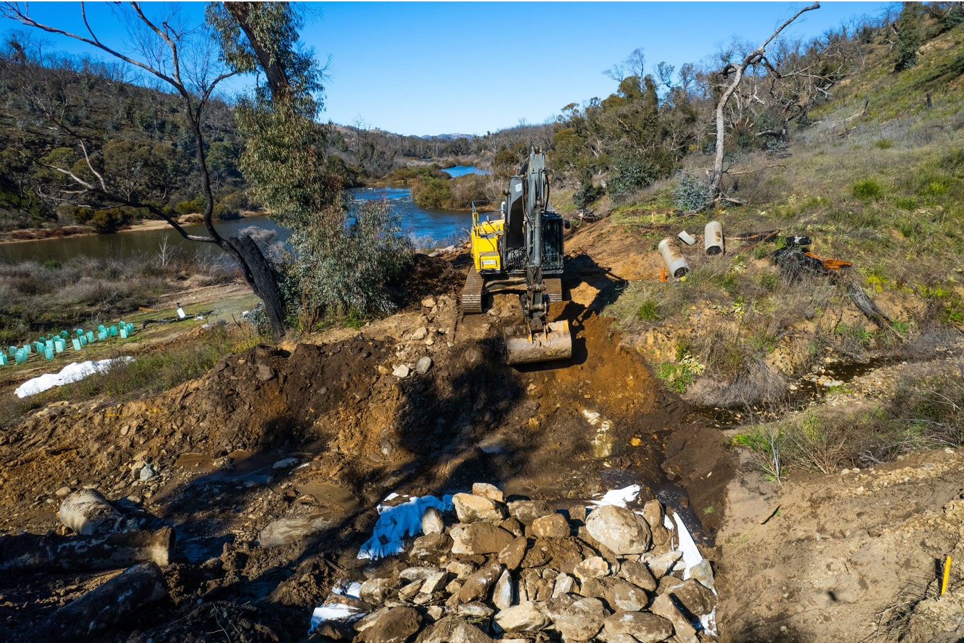 Bumbalong soil erosion rehabilitation