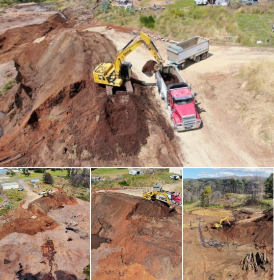 clean-up of historic batlow sawmill site